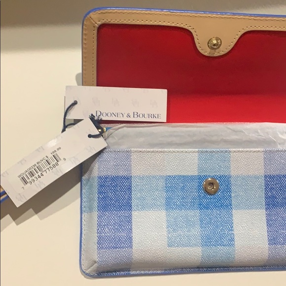 Dooney & Bourke Blue Quadretto Check Milly - Picture 5 of 5